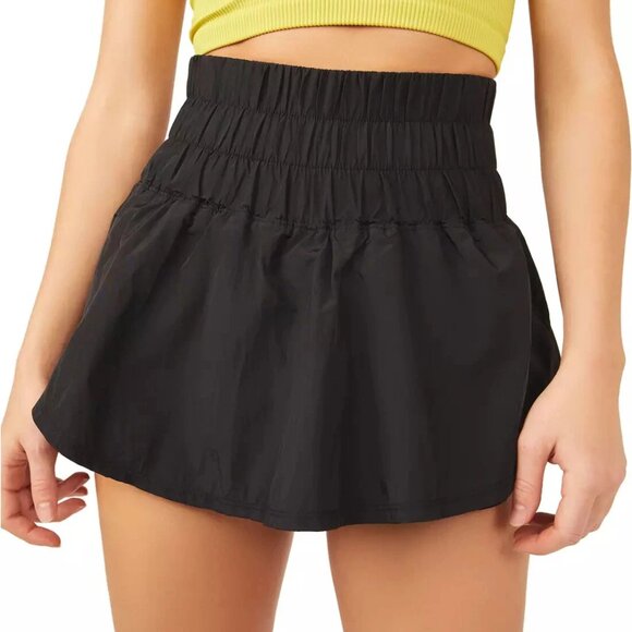 Free People Pants - Free People skort active wear flirty in black size medium $50 tag brand new tags